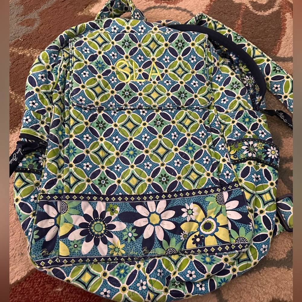 Medium green Vera Bradley backpack